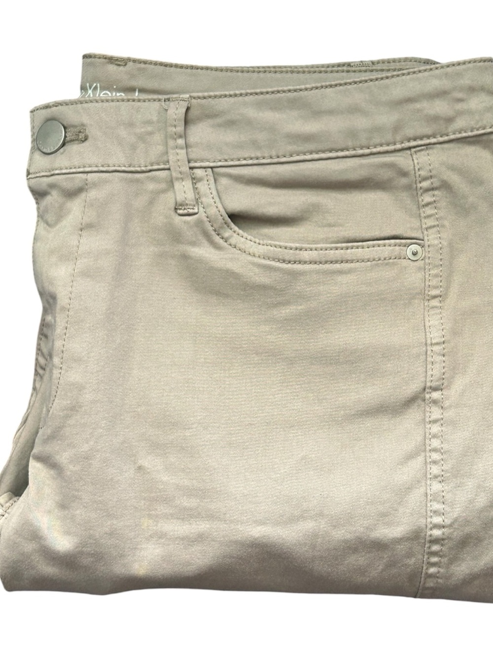 Calvin Klein Jeans Taupe Beige Straight Pants